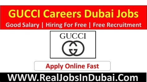 gucci dubai careers|come lavorare da gucci.